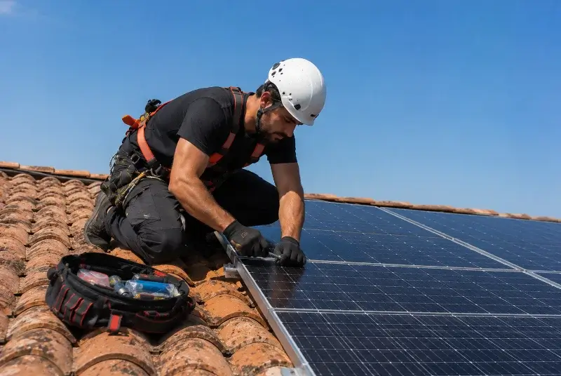 Maintenance et monitoring de panneaux solaires à Viols-en-Laval
