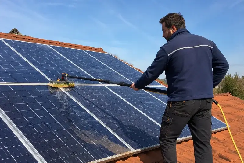 Nettoyage et entretien de panneaux solaires à Viols-en-Laval